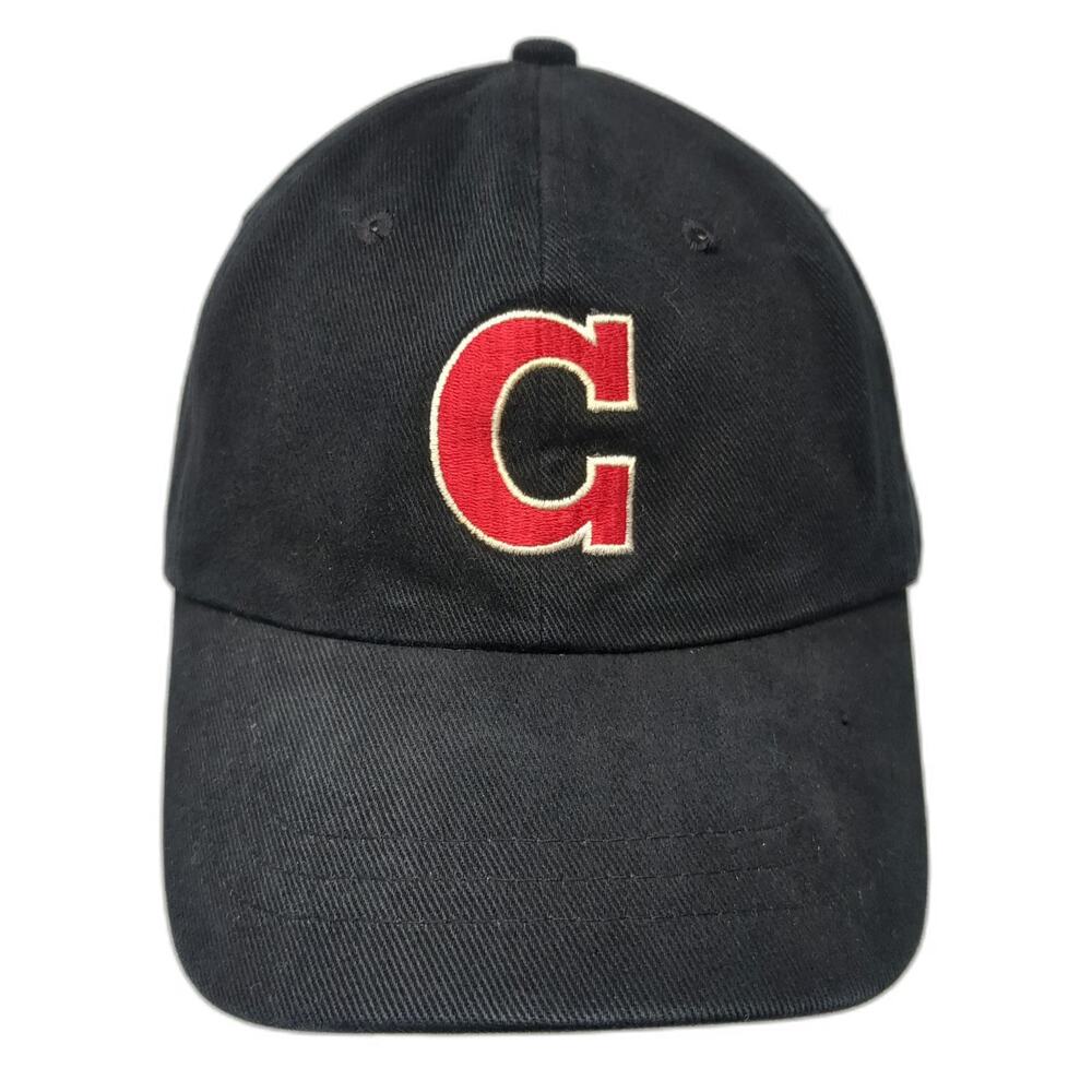 Headshot Baseball Cap Black One Size The Craig School Embroidered Slideback Hat
